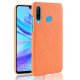 Carcasa Huawei P30 Lite Cuero Estilo Croco Naranja