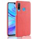 Carcasa Huawei P30 Lite Cuero Estilo Croco Roja