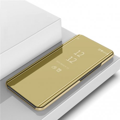 Funda Libro Smart Translucida Samsung Galaxy A50 Dorada