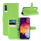 Funda Libro Samsung Galaxy A50 cuero Soporte Verde