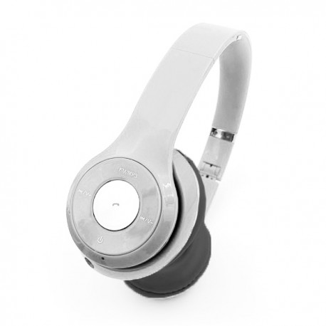 Auriculares Bluetooth Gris Plateado MTel