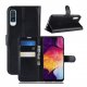 Funda Libro Samsung Galaxy A50 cuero Soporte Negro