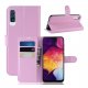 Funda Libro Samsung Galaxy A50 cuero Soporte Lila