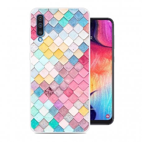 Funda Samsung Galaxy A50 Gel Dibujo Acuarela