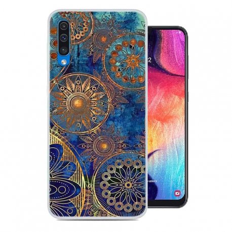 Funda Samsung Galaxy A50 Gel Dibujo Mandala