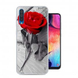 Funda Samsung Galaxy A50 Gel Dibujo Rosa