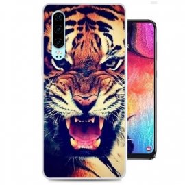 Funda Huawei P30 Gel Dibujo Tigre