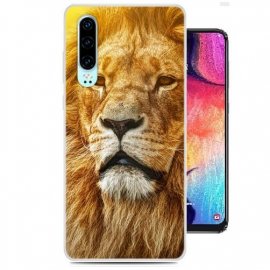 Funda Huawei P30 Gel Dibujo Leon