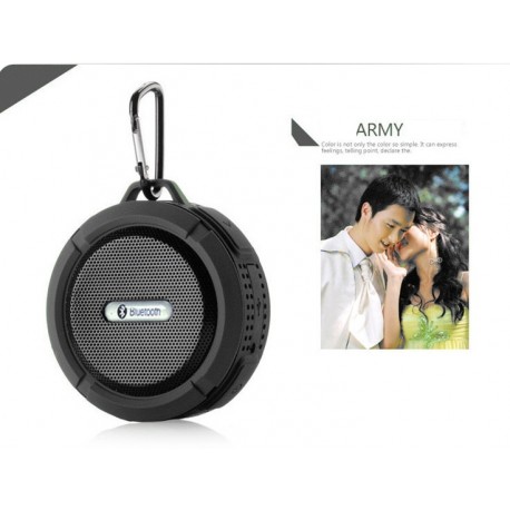 Altavoz Bluetooth Waterproof Negro C6