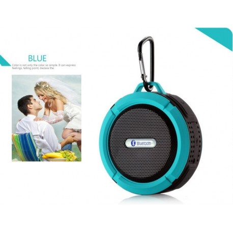 Altavoz Bluetooth Waterproof Azul C6