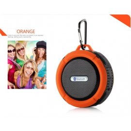 Altavoz Bluetooth Waterproof Naranja C6