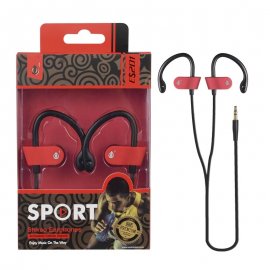 Auriculares Deporte ES201 Rojo Premium