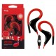 Auriculares Deporte MTK Rojo con Micro