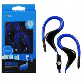 Auriculares Deporte MTK Azul con Micro