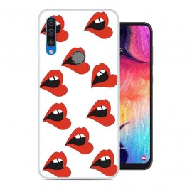Funda Huawei P30 Lite Gel Dibujo Besos