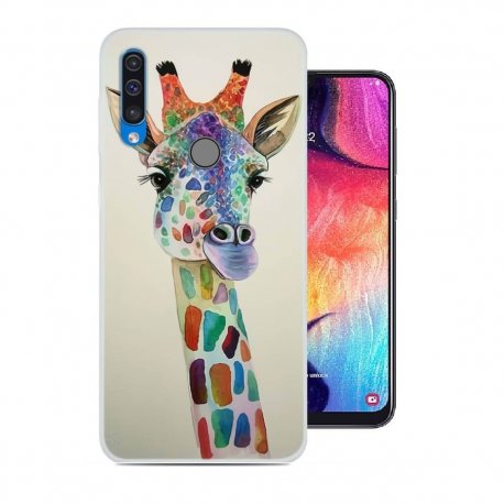 Funda Huawei P30 Lite Gel Dibujo Jirafa II