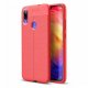 Funda Xiaomi Redmi 7 Tpu Cuero 3D Roja