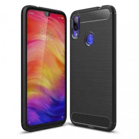 Funda Xiaomi Redmi 7 Tpu Carbono 3D Negra