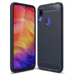 Funda Xiaomi Redmi 7 Tpu Carbono 3D Azul
