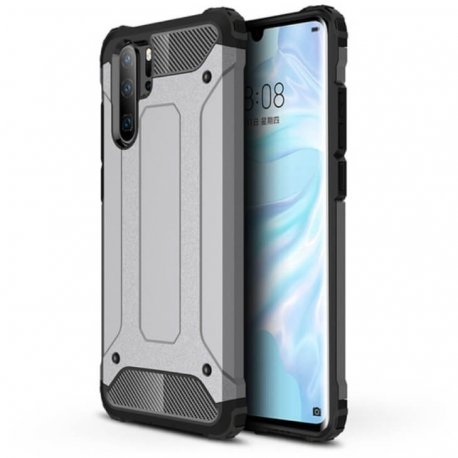 Funda Huawei P30 Pro Shock Resistante Plata.