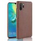 Carcasa Huawei P30 Pro Cuero Estilo Croco Marron