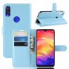 Funda Libro Xiaomi Redmi 7 cuero Soporte Azul