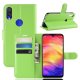 Funda Libro Xiaomi Redmi 7 cuero Soporte Verde