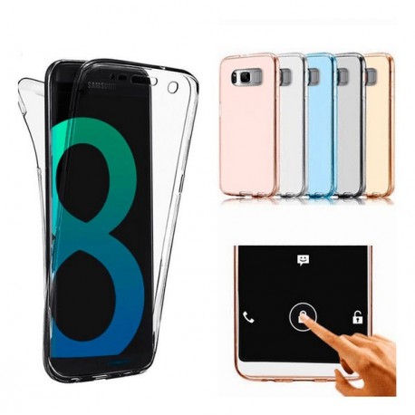 Funda Galaxy S8 Plus Doble Cara Full Transparente