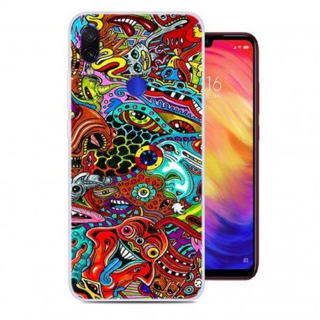 Funda Xiaomi Redmi 7 Gel Dibujo Psico