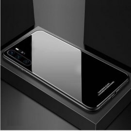 Funda Huawei P30 Pro Tpu Trasera Cristal Negra