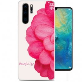 Funda Huawei P30 Pro Gel Dibujo Flor de Loto