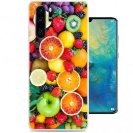 Funda Huawei P30 Pro Gel Dibujo Frutas