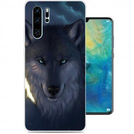 Funda Huawei P30 Pro Gel Dibujo Lobo