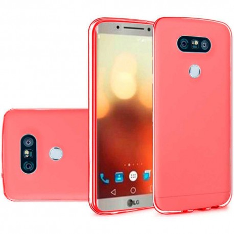 Funda Gel LG G6 Flexible y lavable Roja