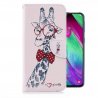 Funda Libro Samsung Galaxy A50 cuero Dibujo Jirafa