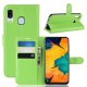 Funda Libro Samsung Galaxy A40 cuero Soporte Verde