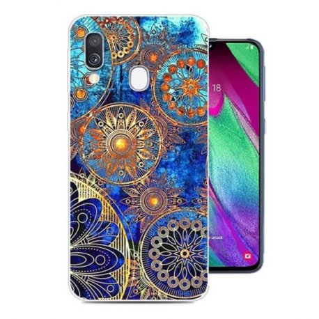 Funda Samsung Galaxy A40 Gel Dibujo Mandala