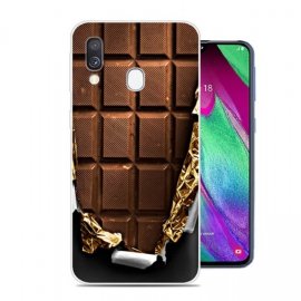 Funda Samsung Galaxy A40 Gel Dibujo Chocolate