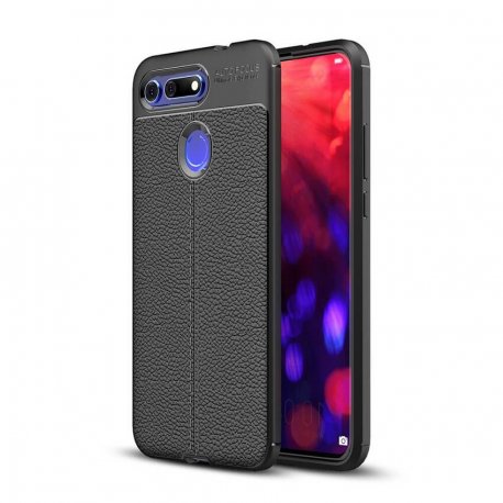Funda Honor View 20 Tpu Cuero 3D Negra