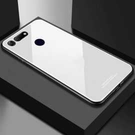 Funda Honor View 20 Tpu Trasera Cristal Blanca