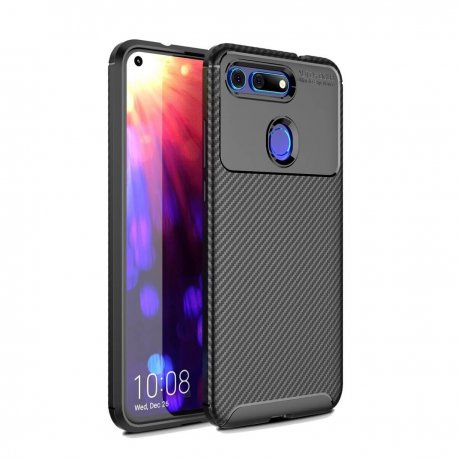 Funda Honor View 20 Tpu Carbonix 3D Negra