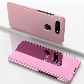 Funda Libro Smart Translucida Honor View 20 Rosa