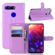Funda Libro Honor View 20 cuero Soporte Morada