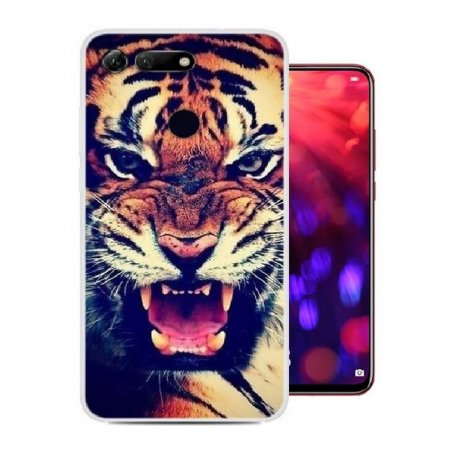 Funda Honor View 20 Gel Dibujo Tigre
