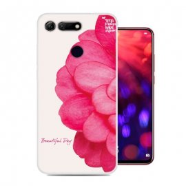 Funda Honor View 20 Gel Dibujo Wow
