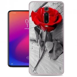 Funda Xiaomi Redmi K20 Gel Dibujo Rosa