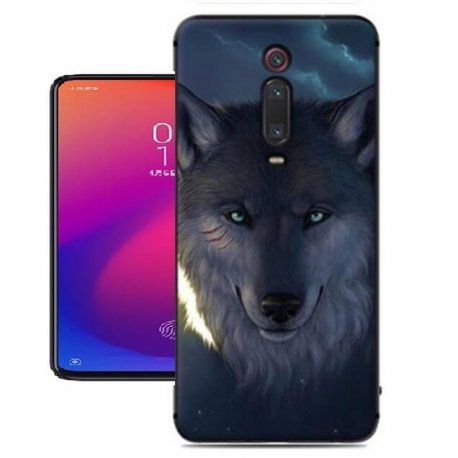 Funda Xiaomi Redmi K20 Gel Dibujo Lobo