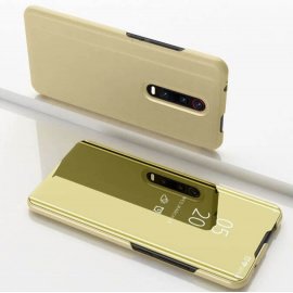 Funda Libro Smart Translucida Xiaomi MI 9T Dorada