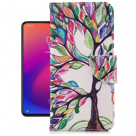Funda Libro Xiaomi MI 9T Soporte Arbol