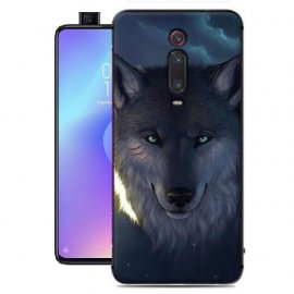 Funda Xiaomi Mi 9T Gel Dibujo Lobo